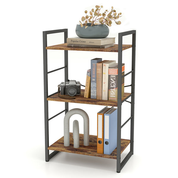 3-Tier Adjustable Small Bookshelf