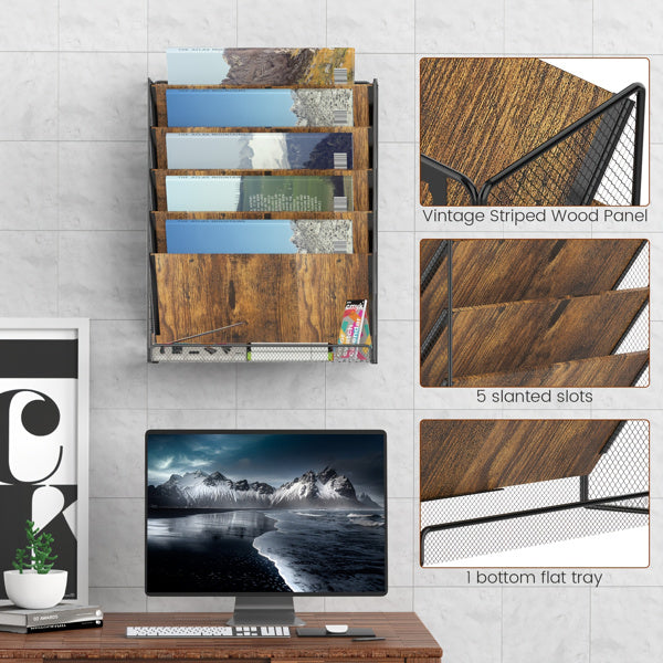 5th Floor Wall File Rack