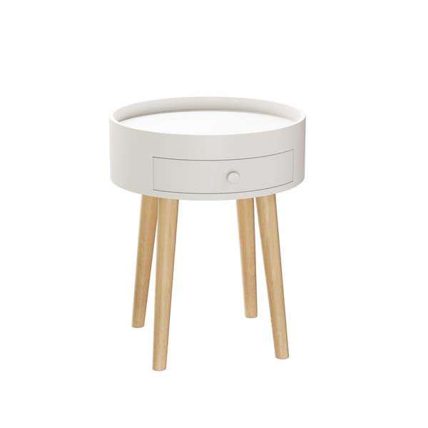 18" Storage Drawer Side Table