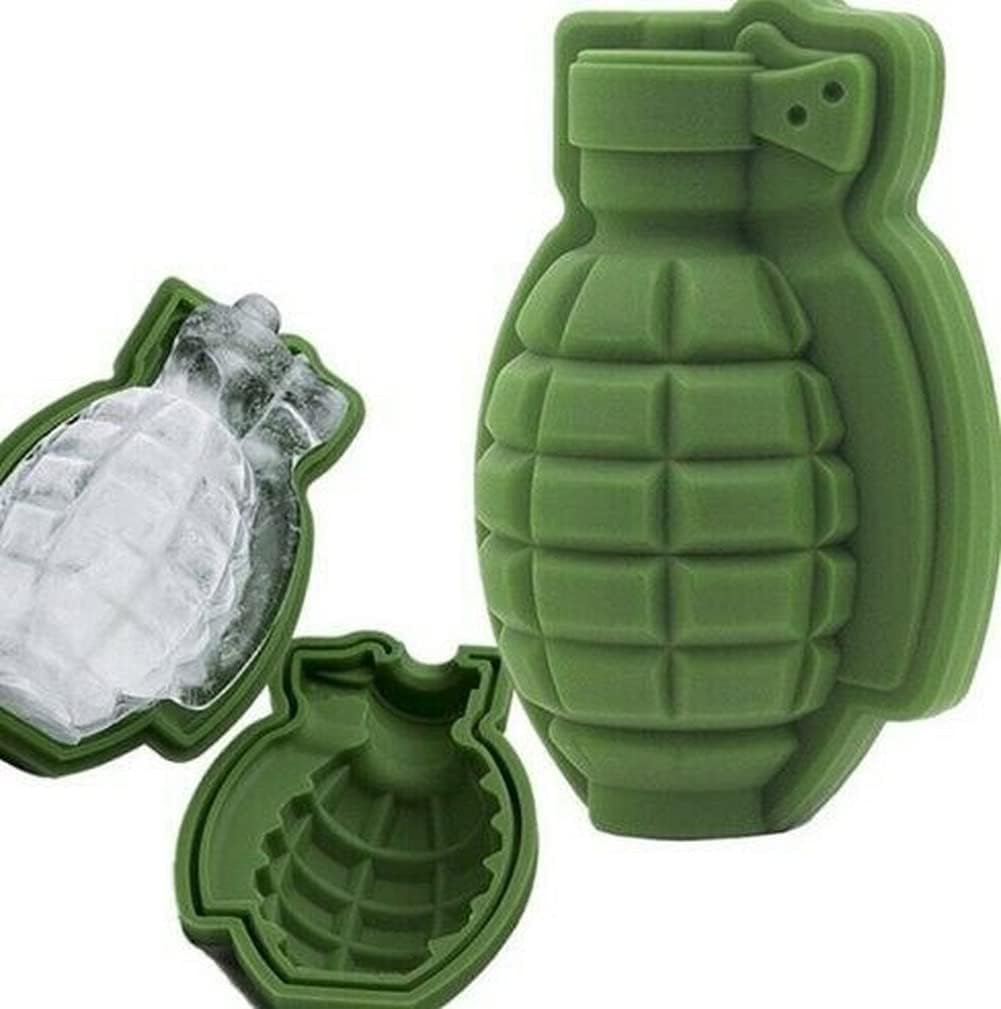 Home Collection 3D Grenade Shape Ice Cube Mold