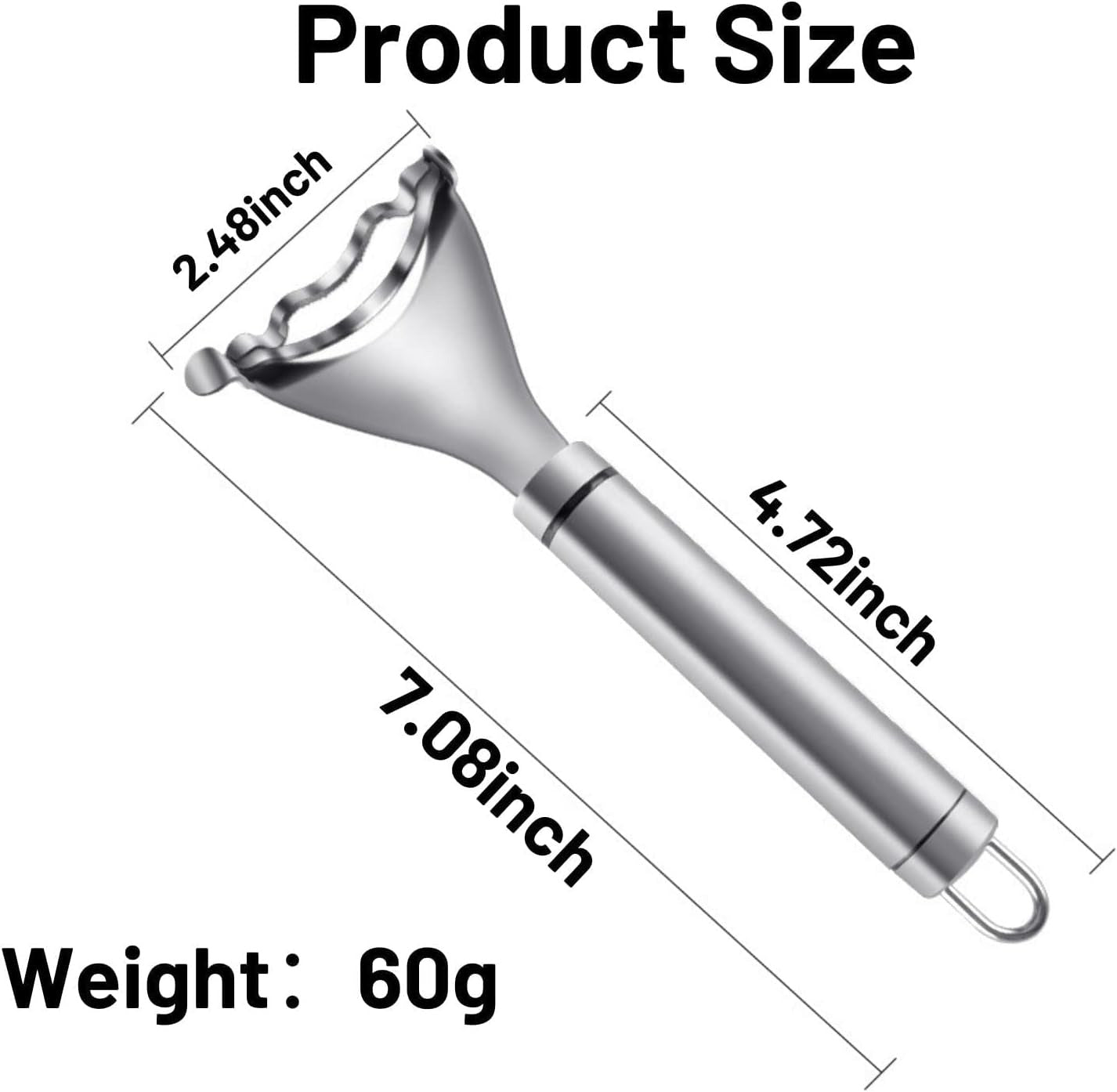 Home Collection 2Pcs Stainless Steel Corn Peeler