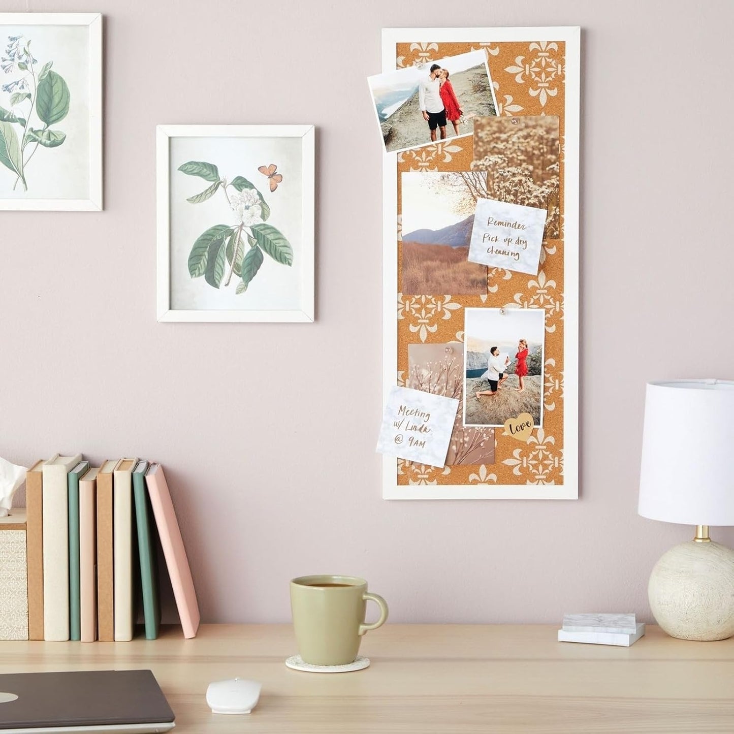 Home Collection Decorative Cork Bulletin Board