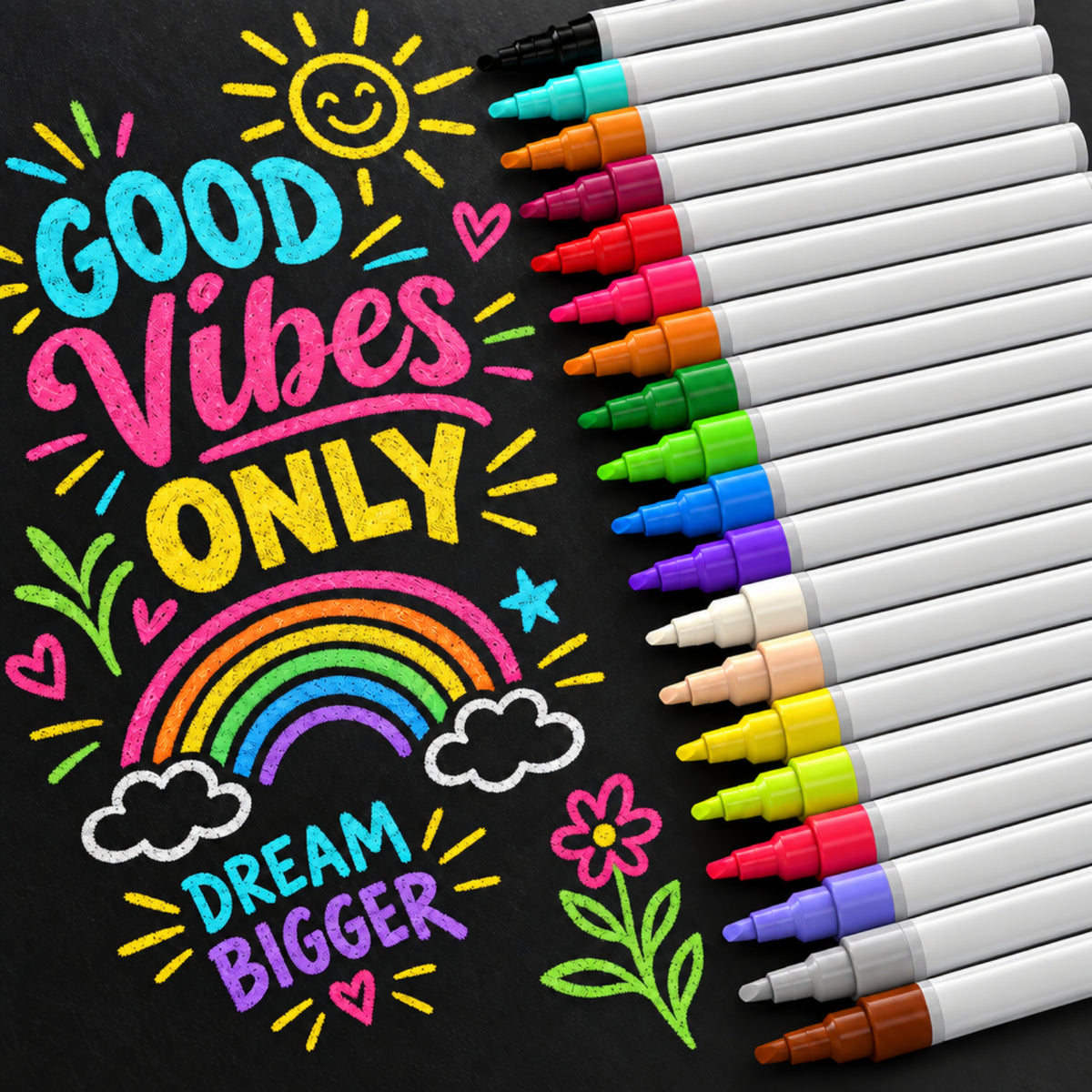 Home Collection 20-Pack Liquid Chalk Markers