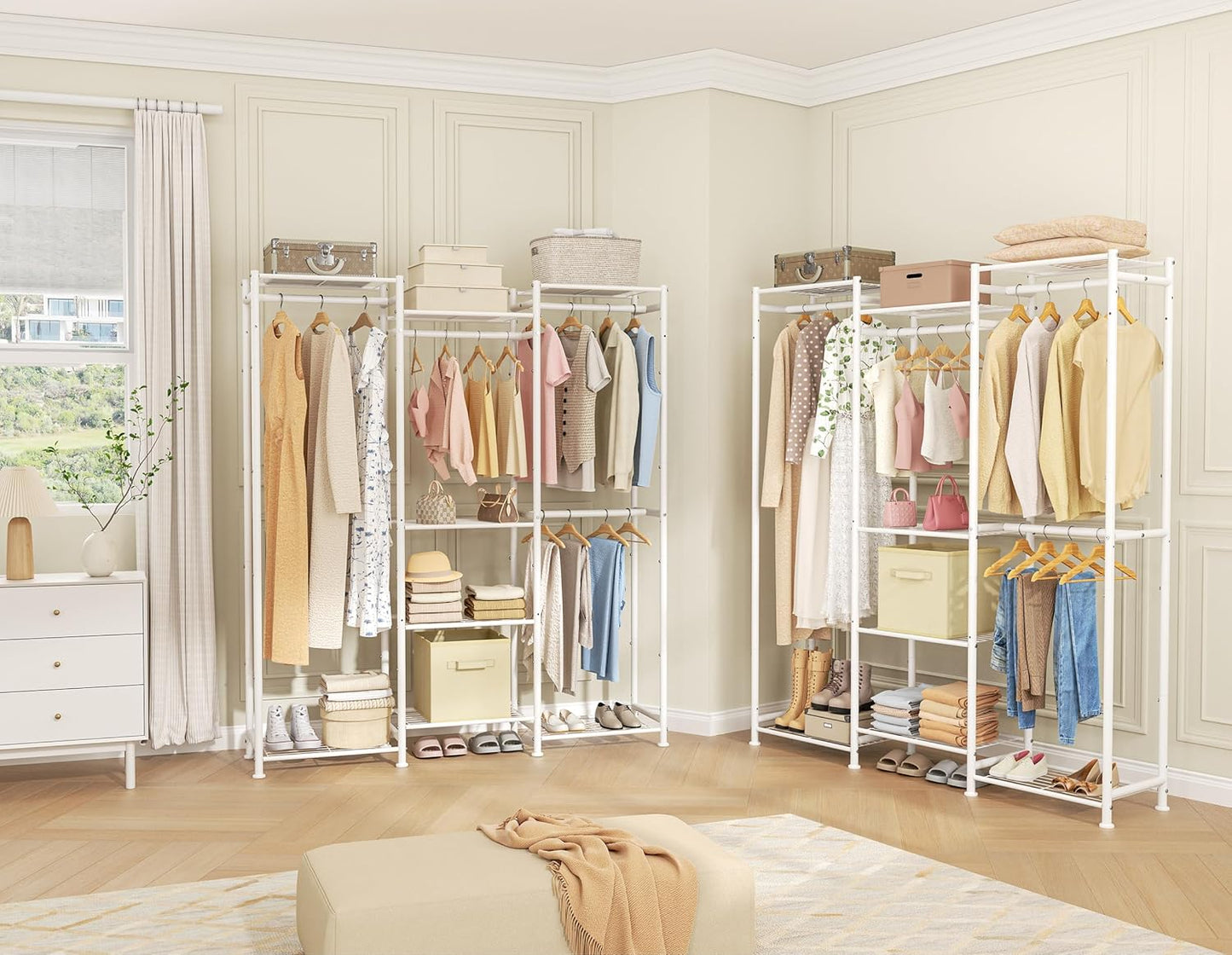 Home Collection Multi-Functional Shoe & Clothing Organizer