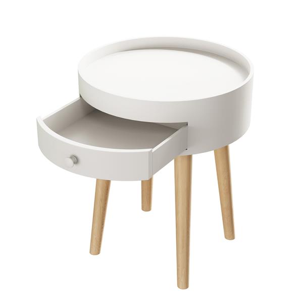 18" Storage Drawer Side Table