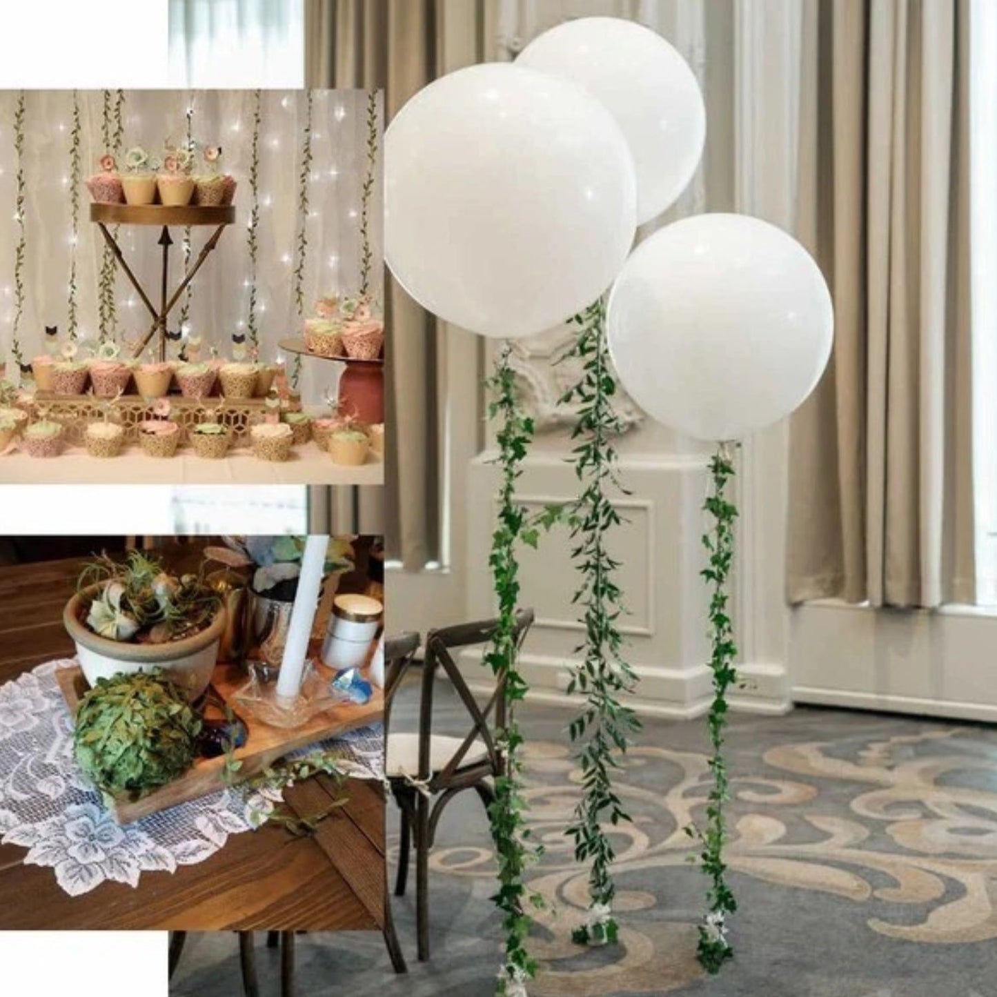 Home Collection Green Artificial Mini Foliage Garland 18ft