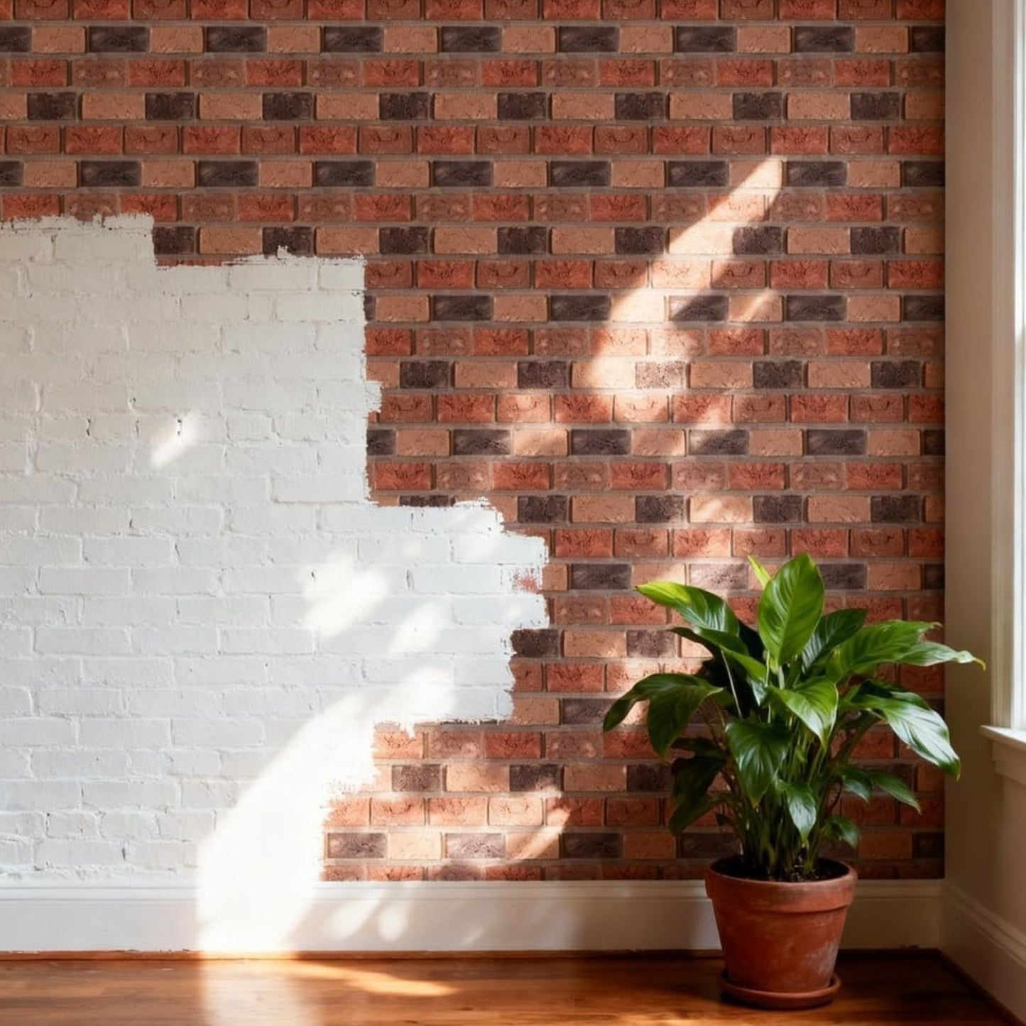Home Collection 10Pcs 3D Faux Brick Wall Panels