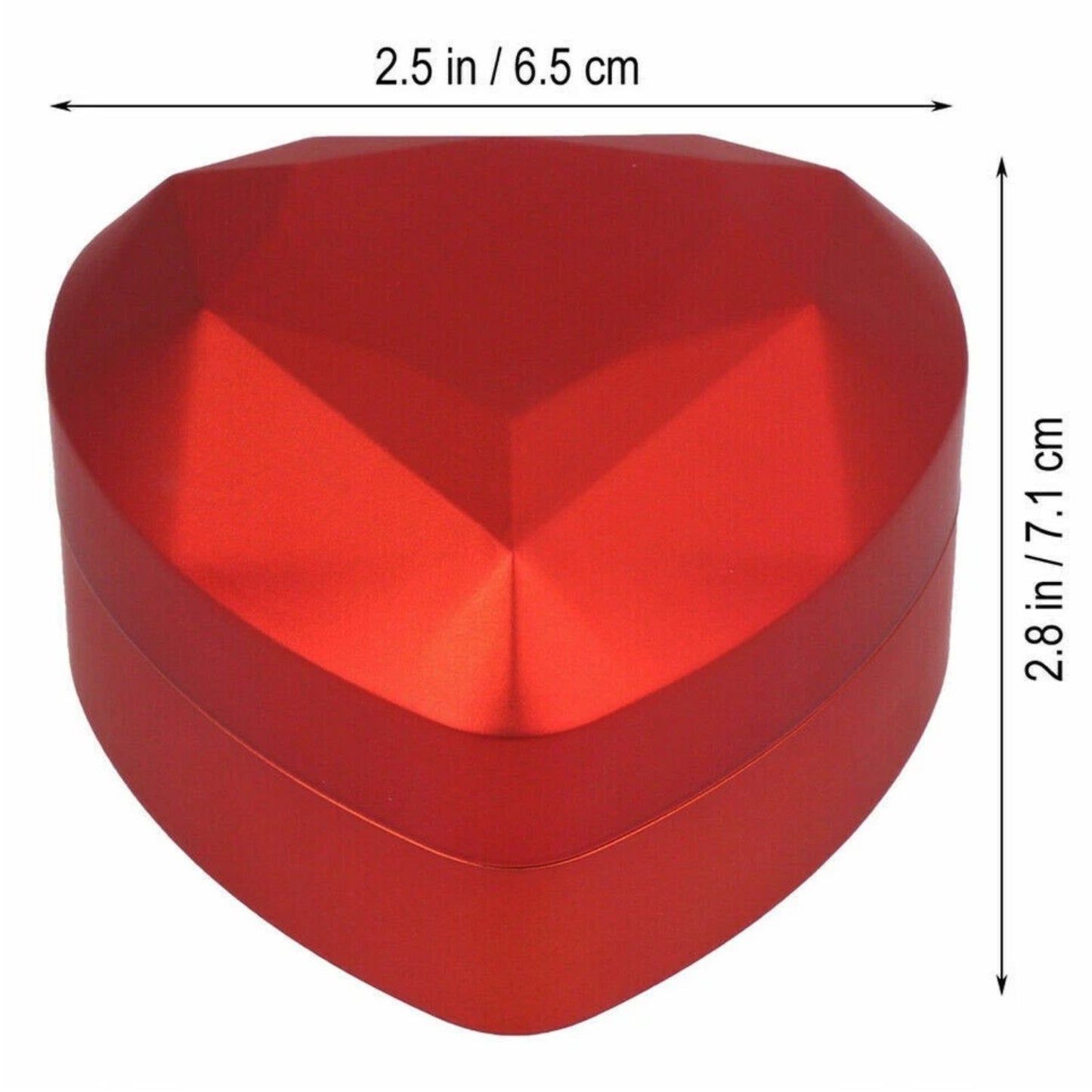 Home Collection Diamond Ring Box Jewelry Gift Organizer