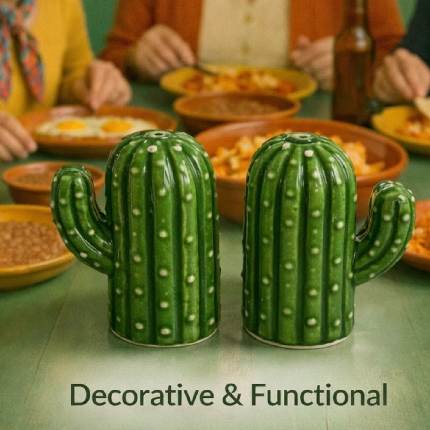 Home Collection Cactus Salt and Pepper Shaker Set
