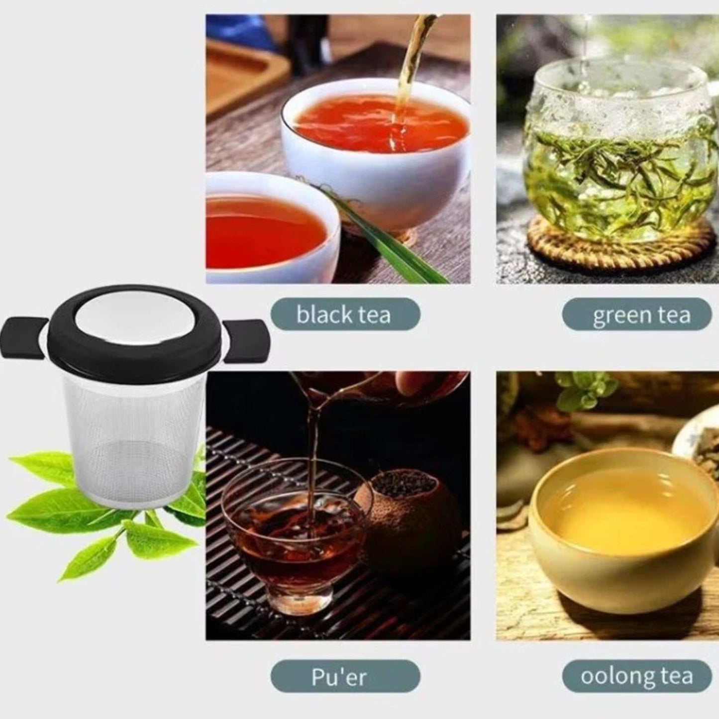 Home Collection Stainless Steel Loose Leaf Tea Infuser