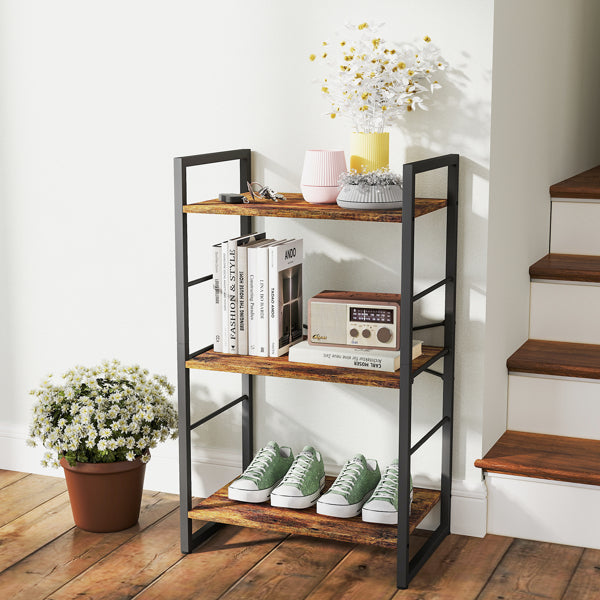 3-Tier Adjustable Small Bookshelf