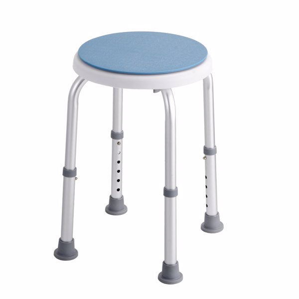 Adjustable 300lb Shower Chair with Anti-Tip Design