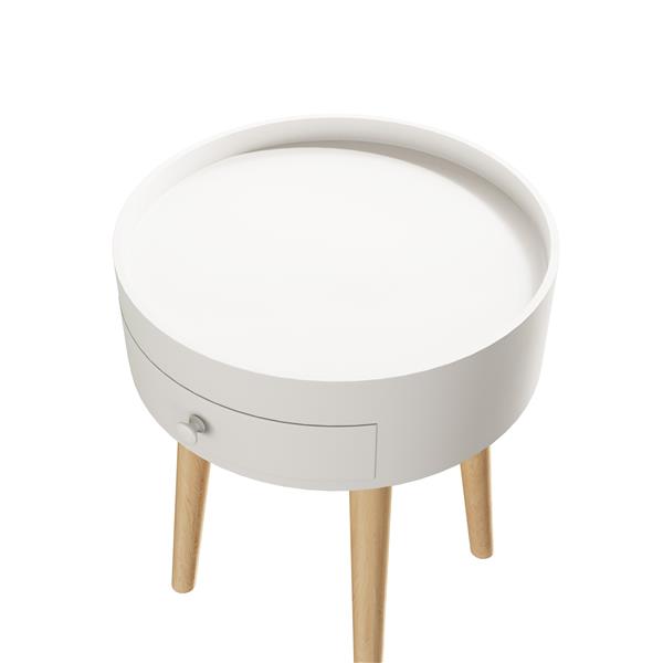 18" Storage Drawer Side Table