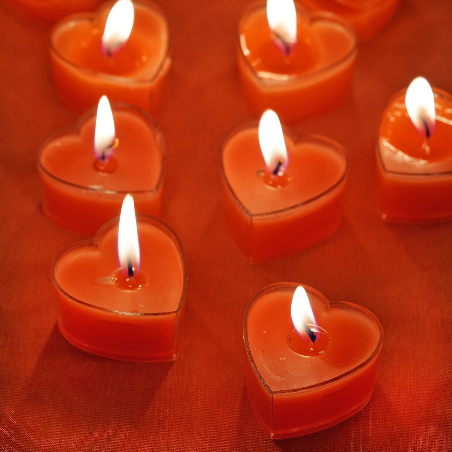 Home Collection 2" Heart Shaped Votive Tea Light Candles