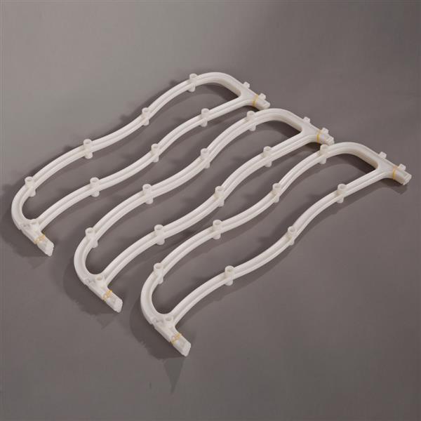 12-Layer Wall-Mounted Shoe Rack – White