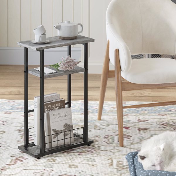 Slim Narrow Side Table for Small Spaces