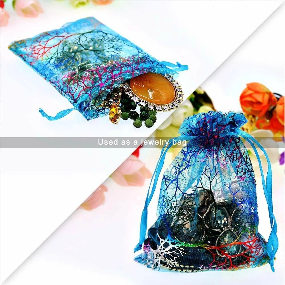 Home Collection Sheer Coralline Organza Gift Bags