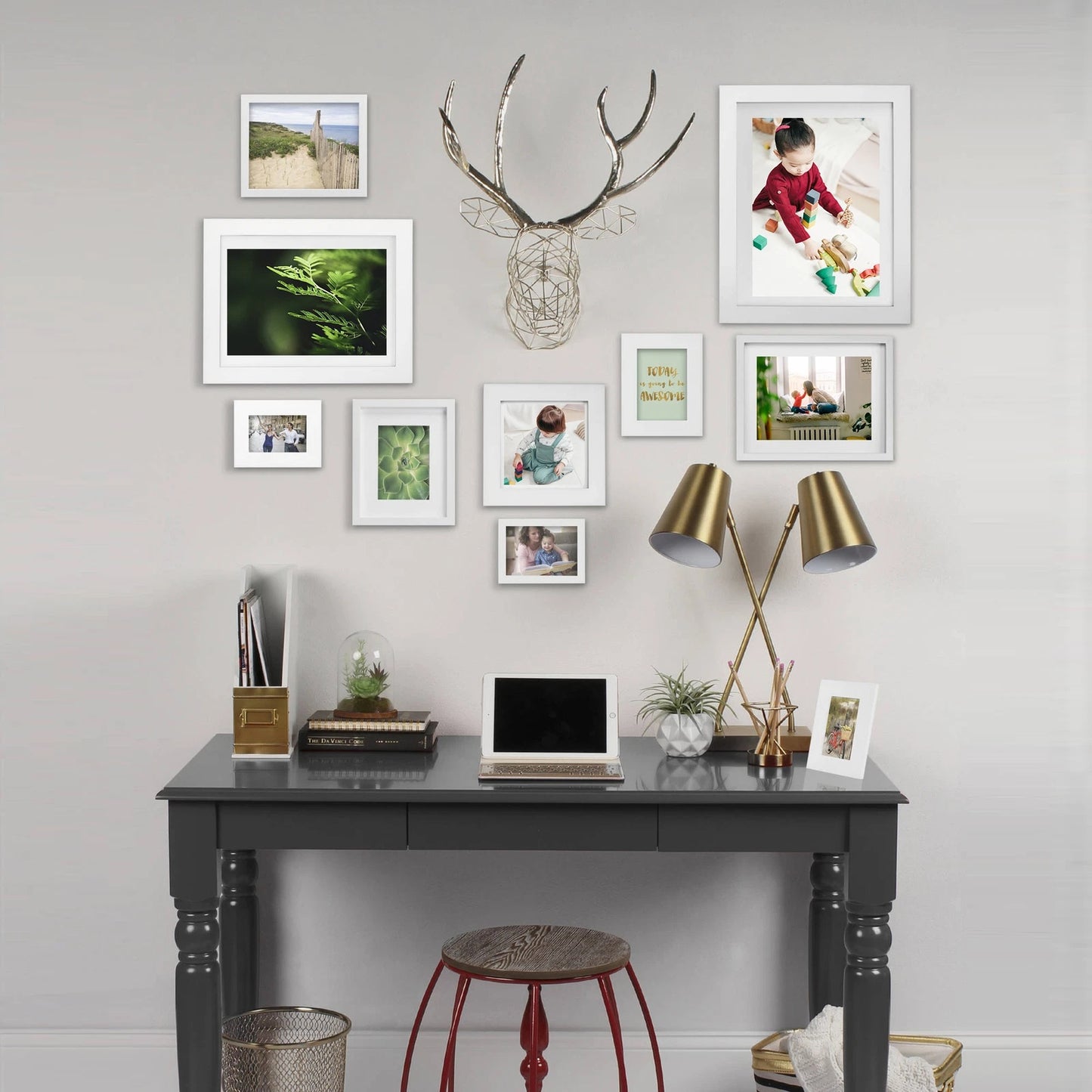 Home Collection Wall Mounted Solid Wood Picture Frame