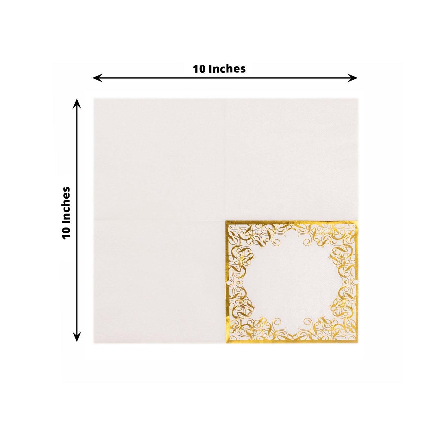 Home Collection 20Pcs Soft 3-Ply Disposable Dinner Napkins
