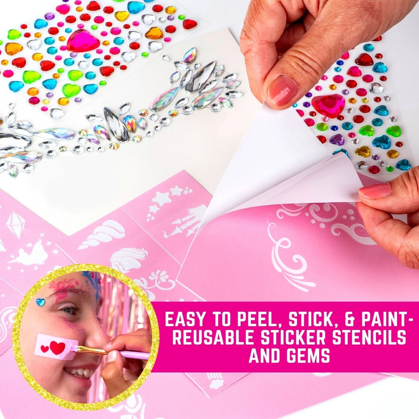 Unicorn & Jewels Face Painting Kit