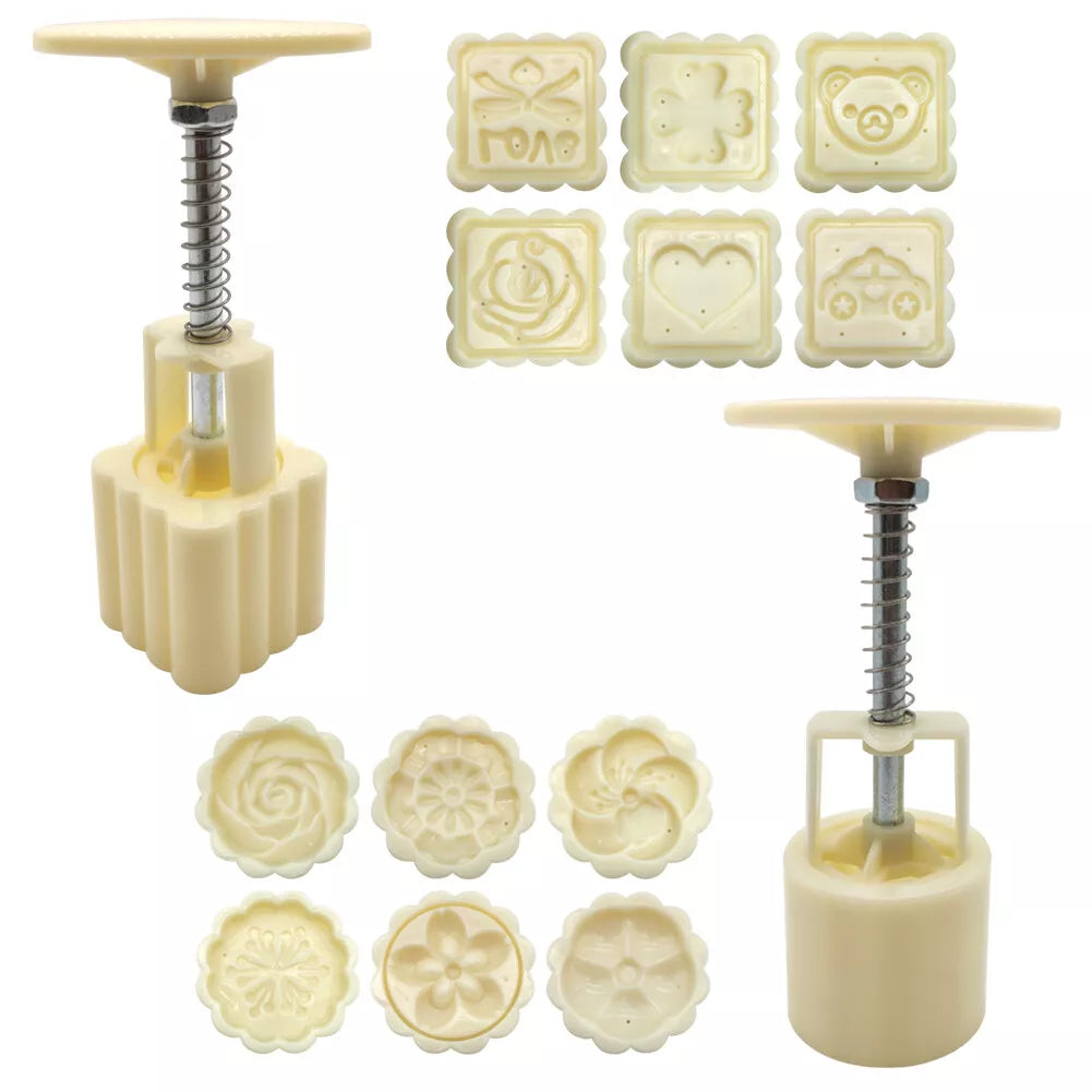 14 Pack Moon Cake Mold Set