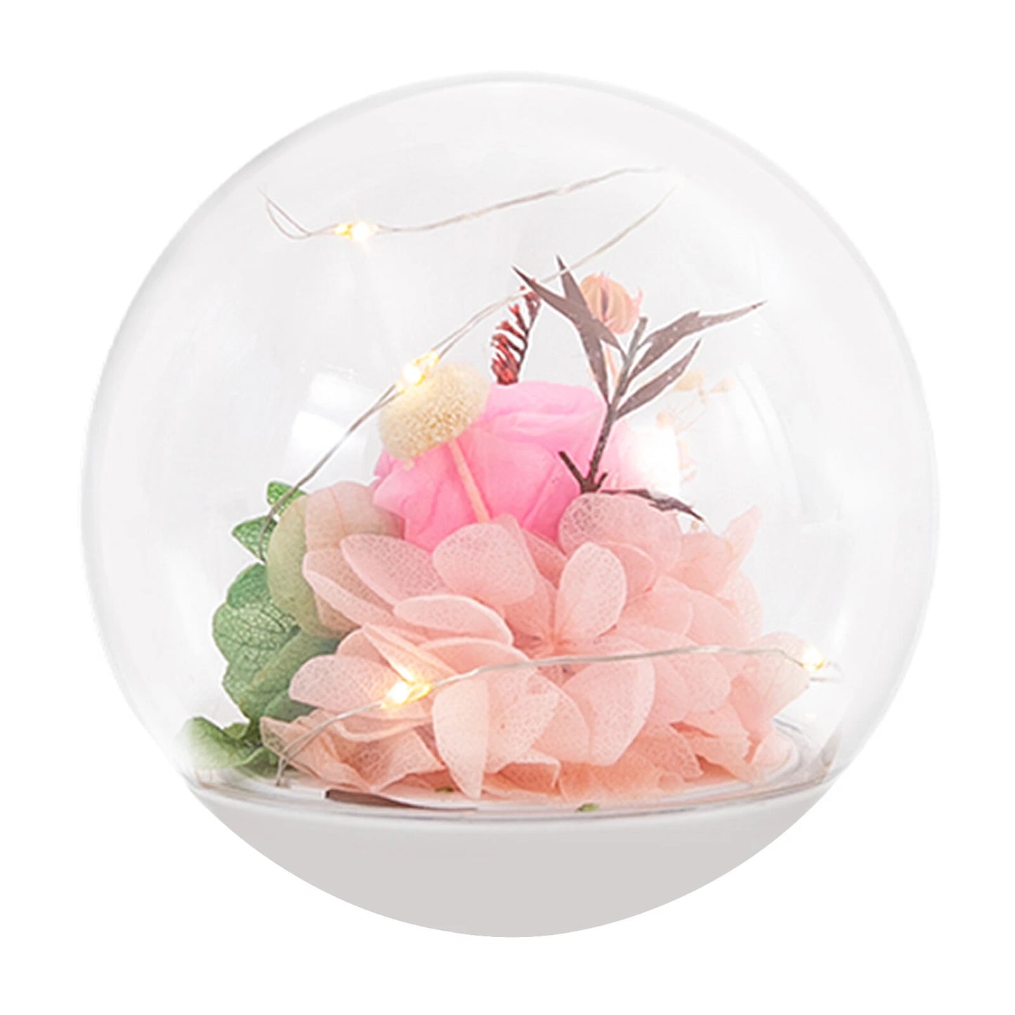 Magnetic Levitation Flower Light with LED Floating Floral Sphere