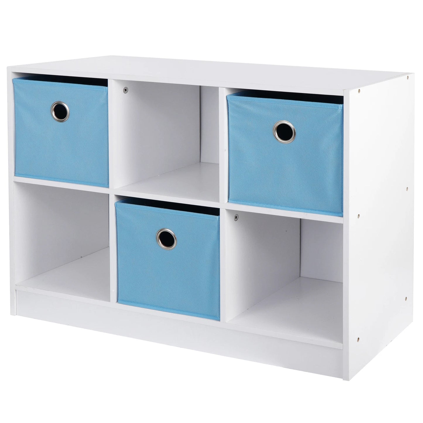 6-Cube Bookcase Storage Shelf