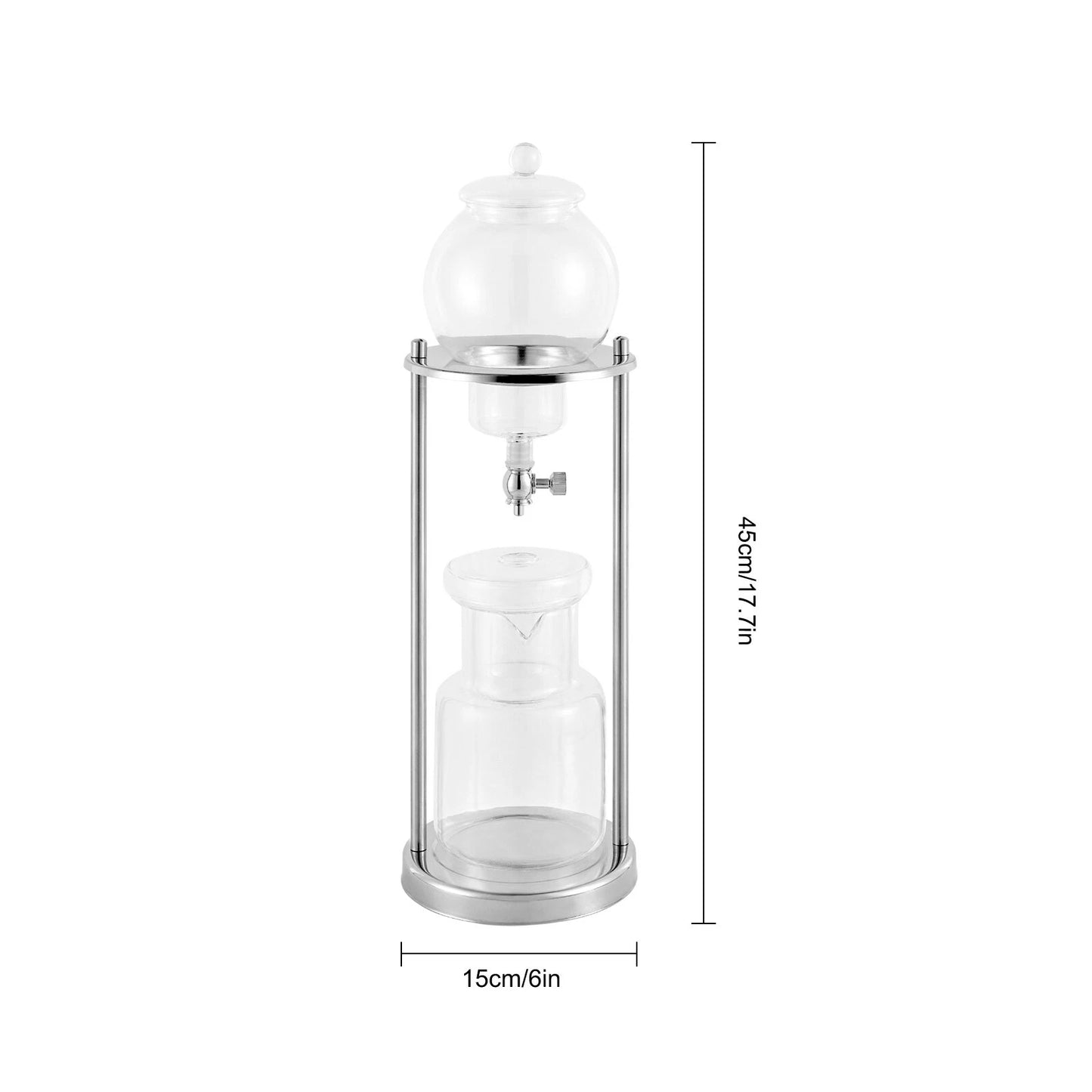 Iced Coffee Dripper Cold Brew Drip Tower Coffee Maker