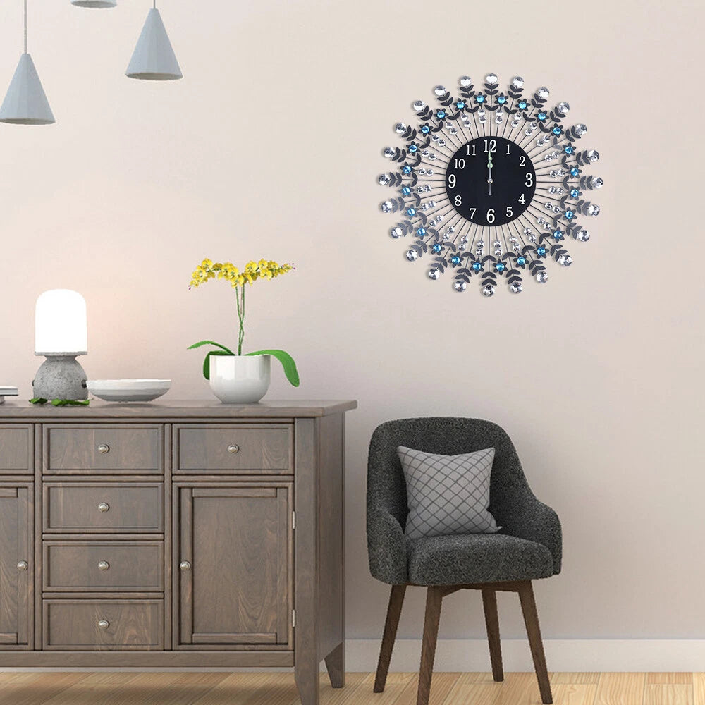 23.6'' Quartz Movement Crystal Round Wall Clock