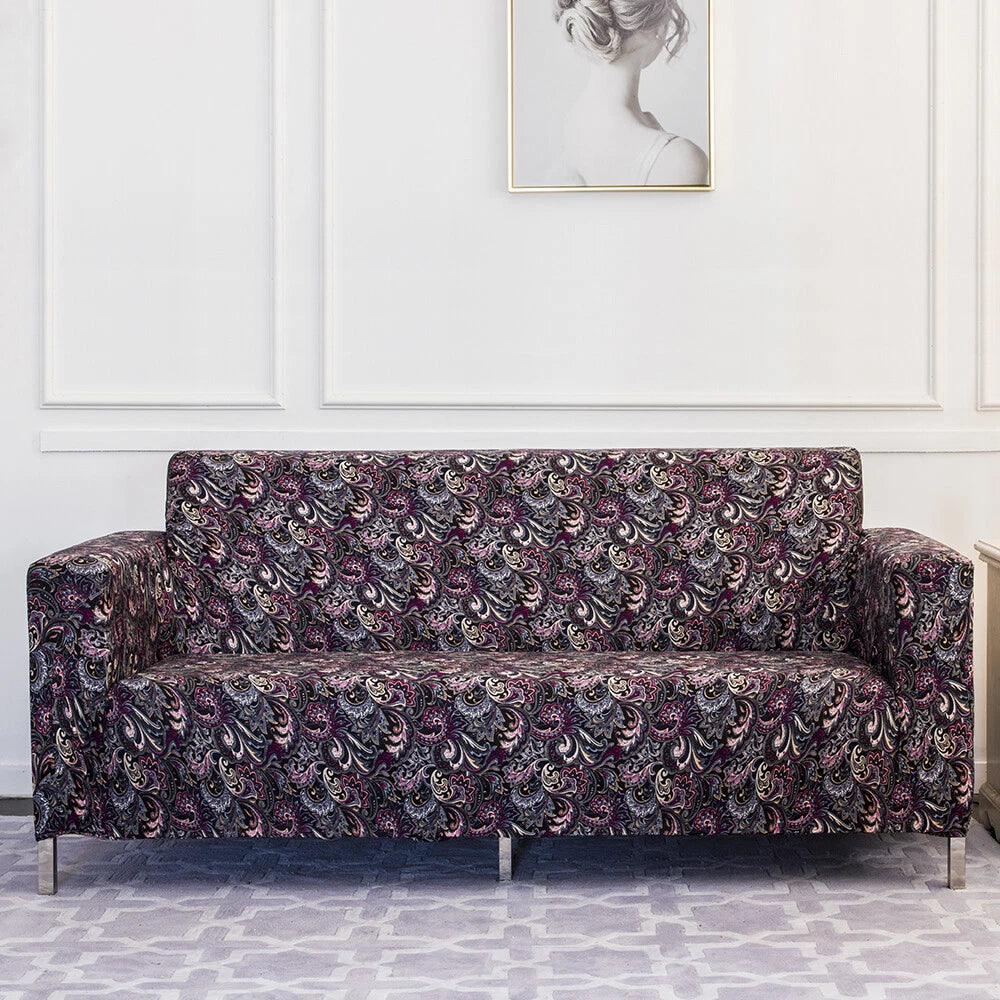 4-Seat Printed Sofa Cover