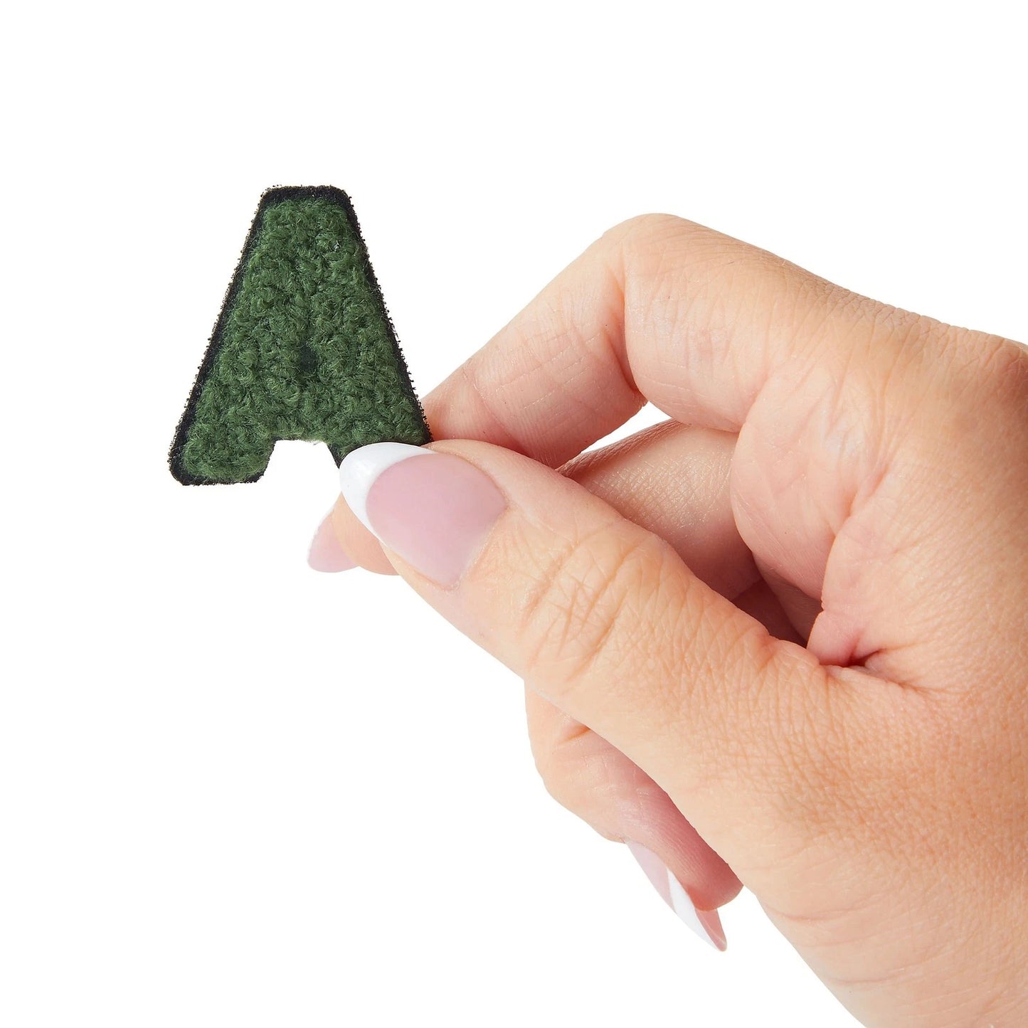 52 Pcs 1" Iron-On Chenille Letter Patches