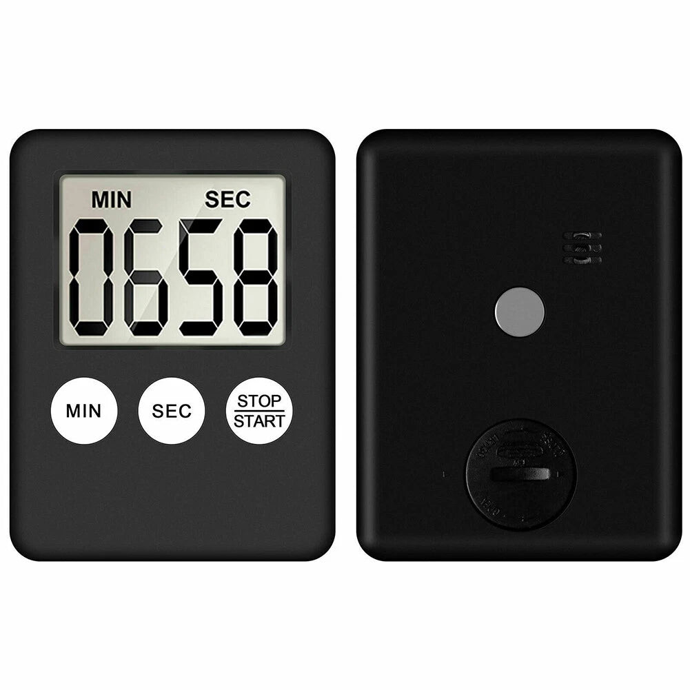 4 Pcs Large LCD Digital Kitchen Timer