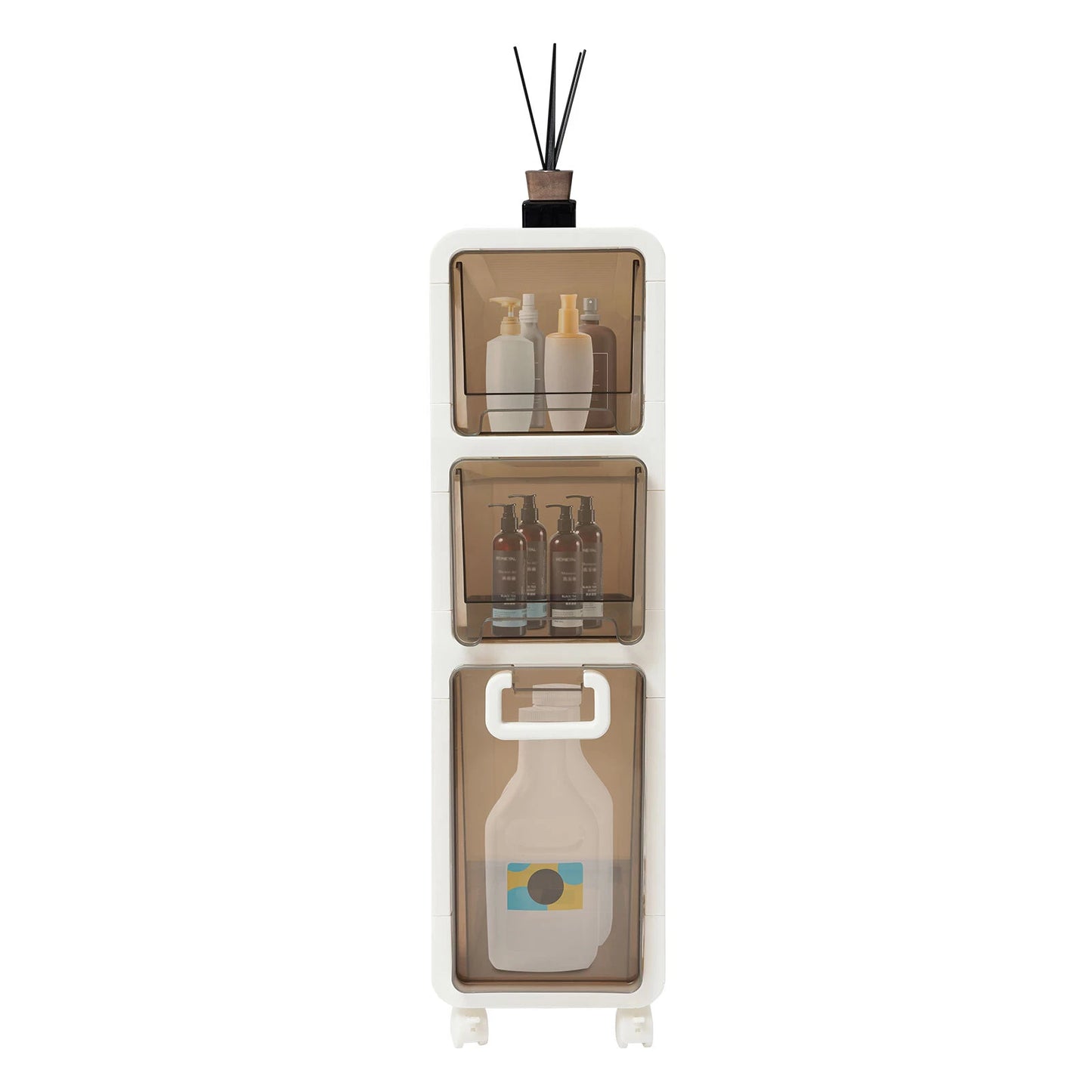 Narrow Slim 3-Tier Storage Organizer