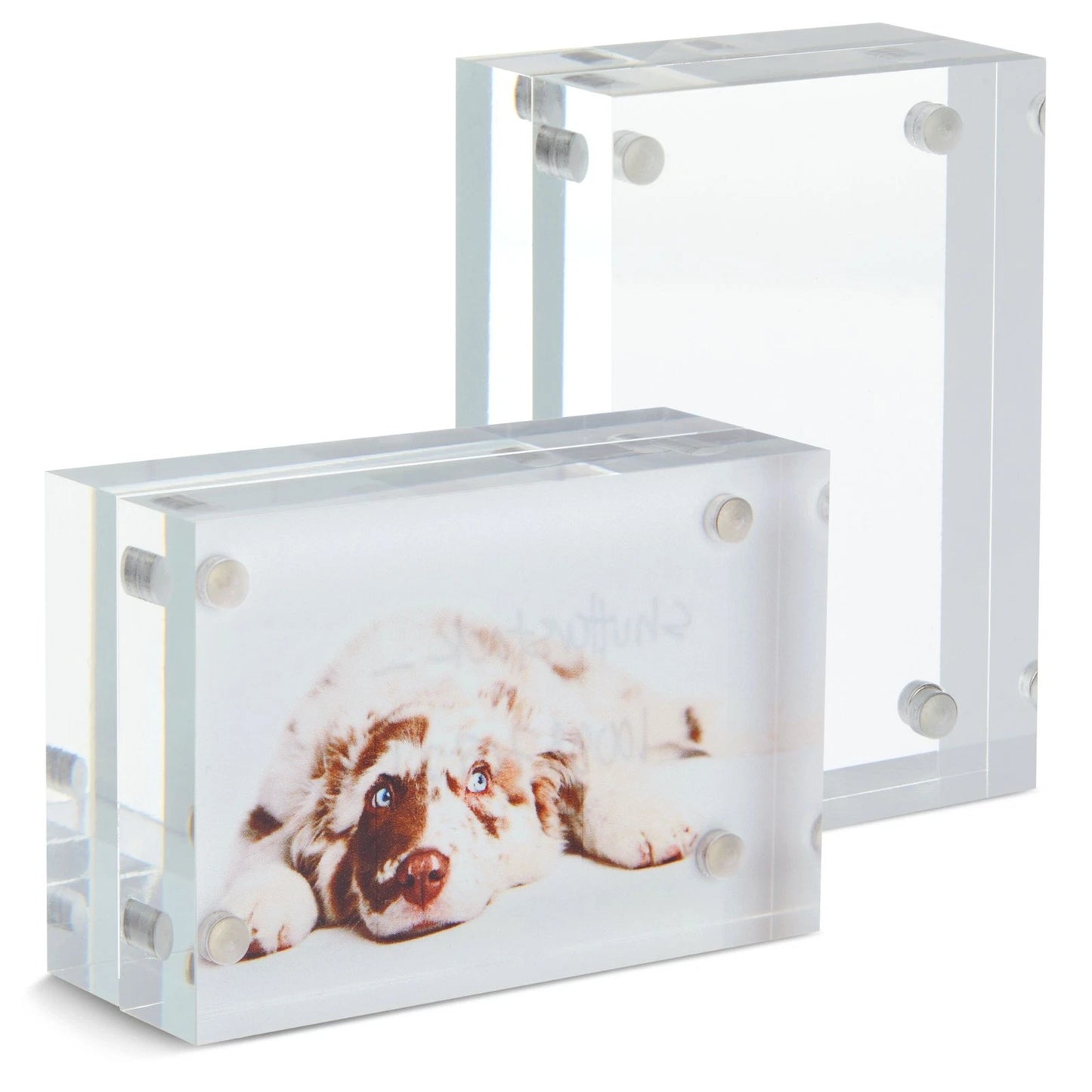Magnetic Acrylic Photo Frames for 2 x 3 In. Pictures