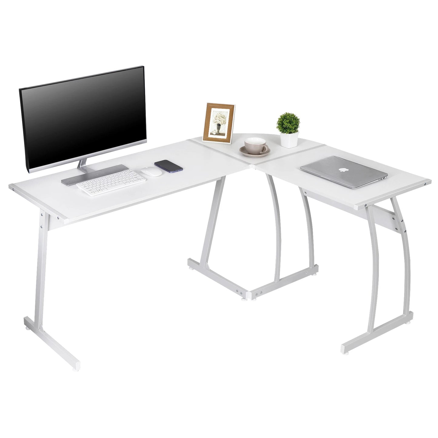 Modern L-Shaped Gaming Desk