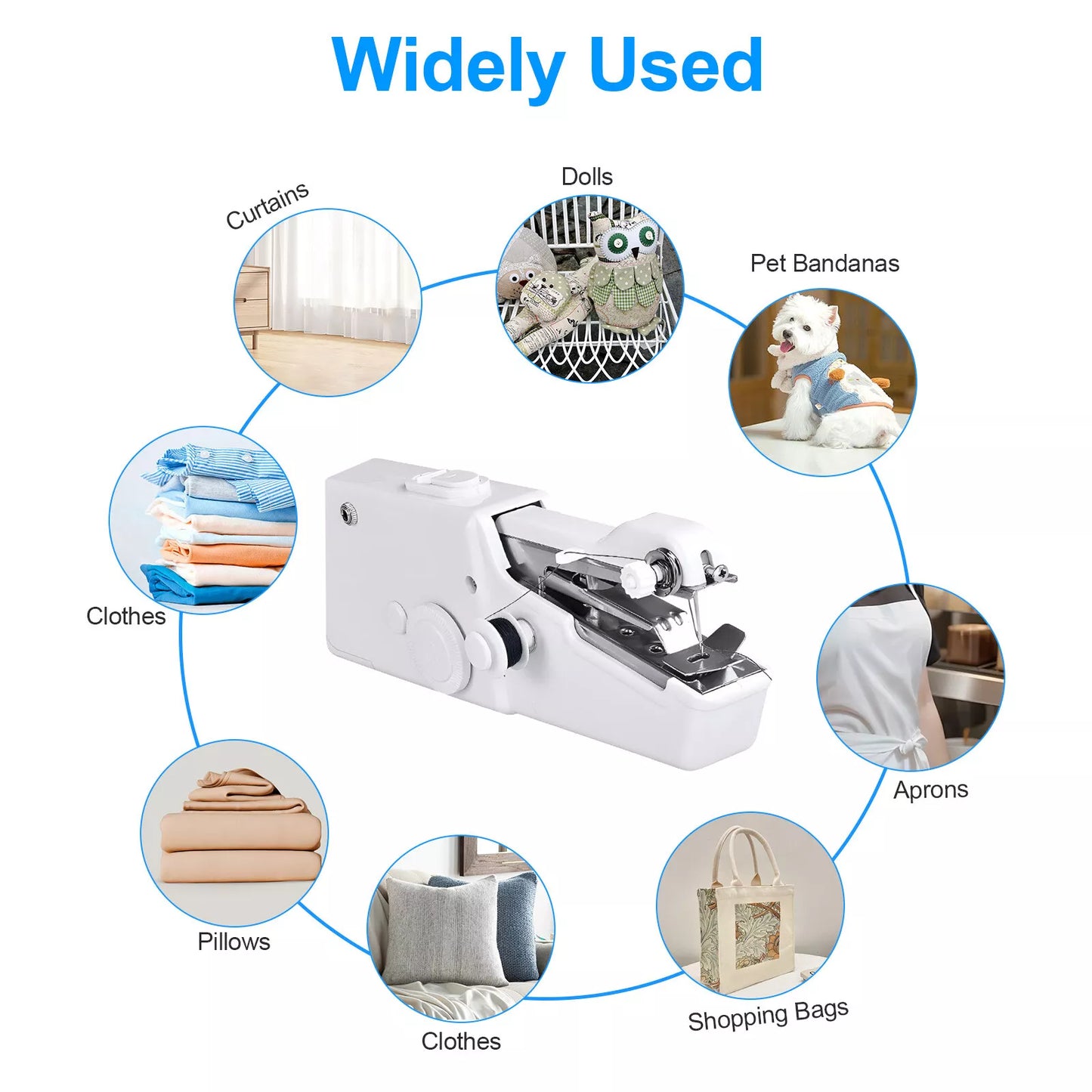 Mini Sewing Machine – Portable Handheld Electric Stitcher