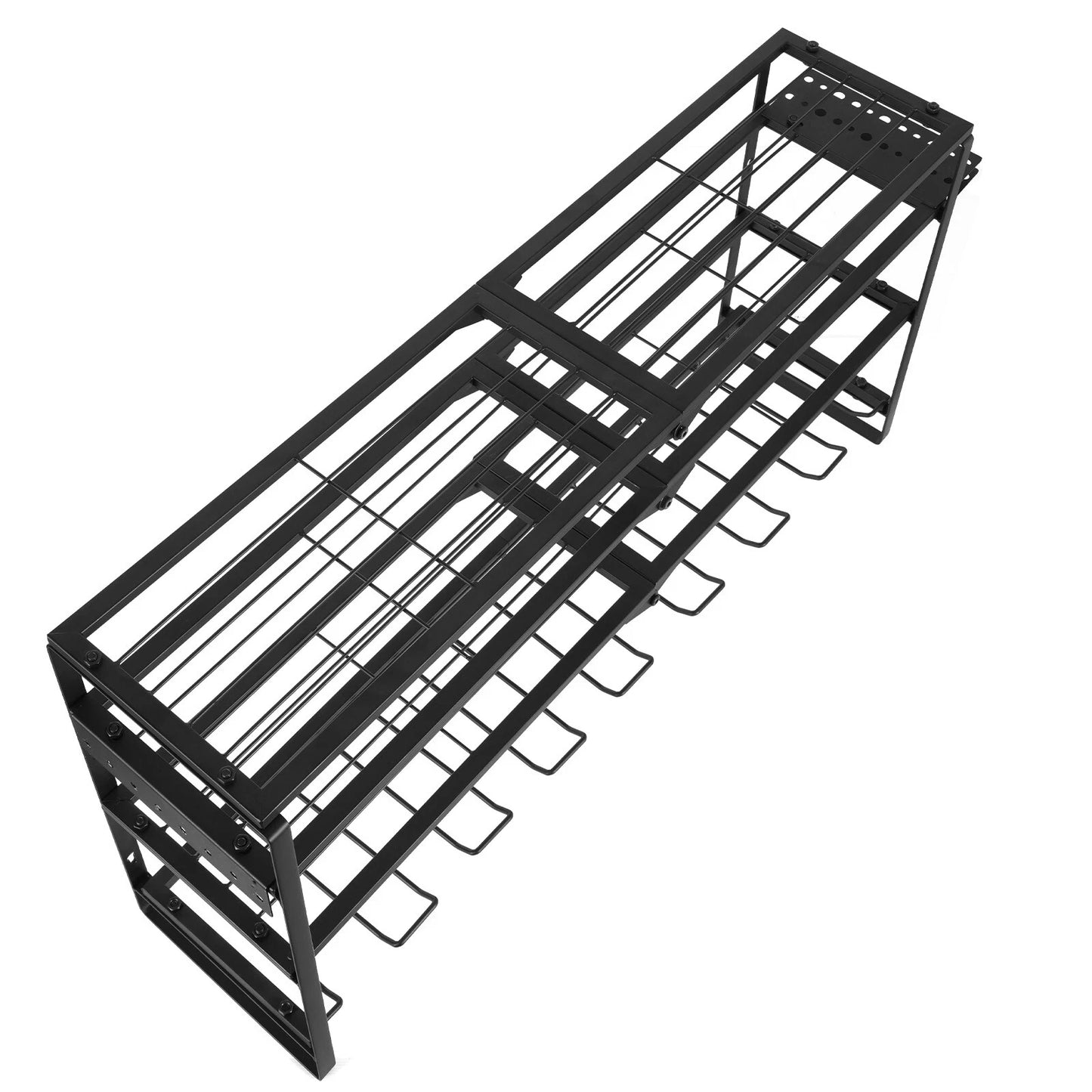 4-Layer Heavy-Duty Metal Power Tool Rack Organizer