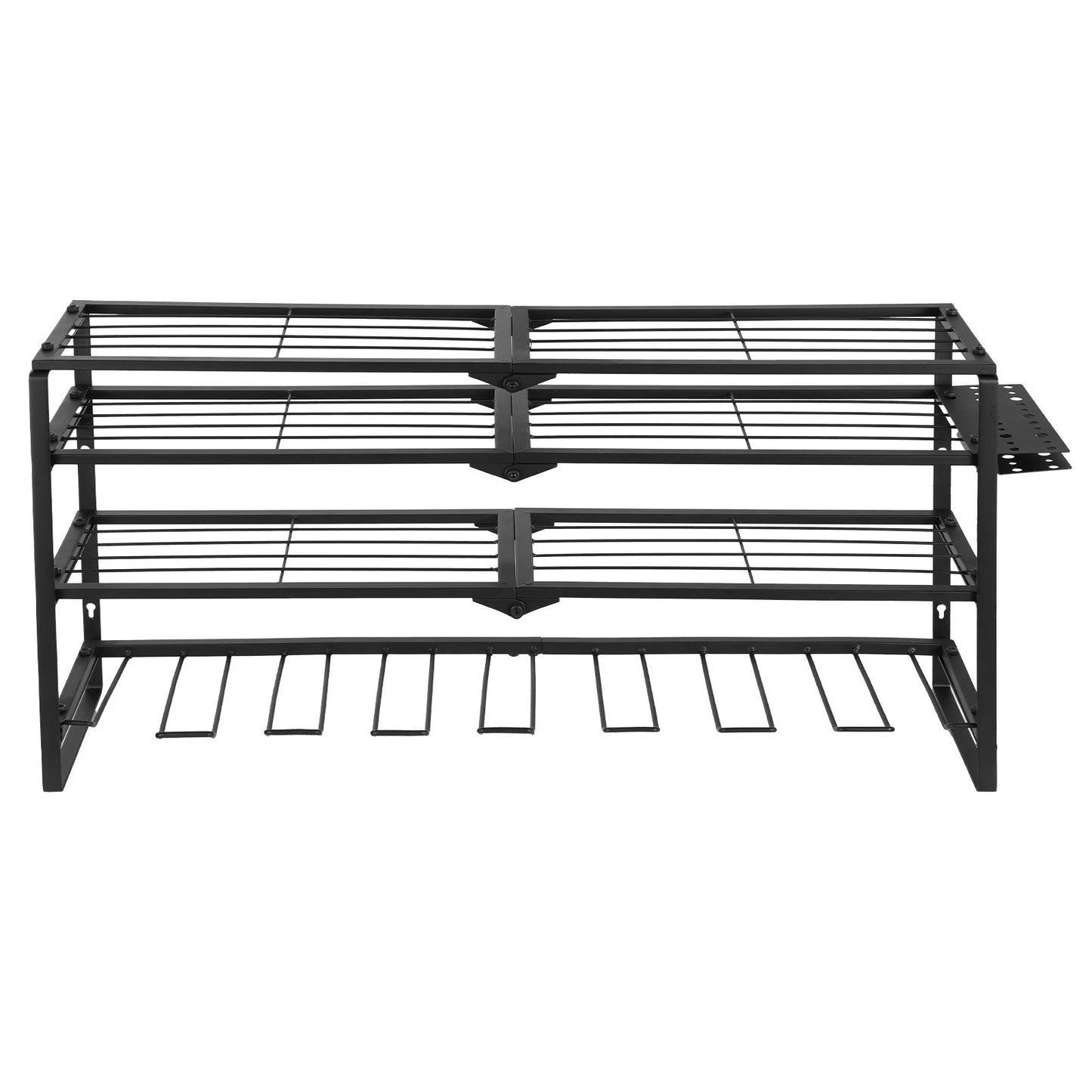 4-Layer Heavy-Duty Metal Power Tool Rack Organizer