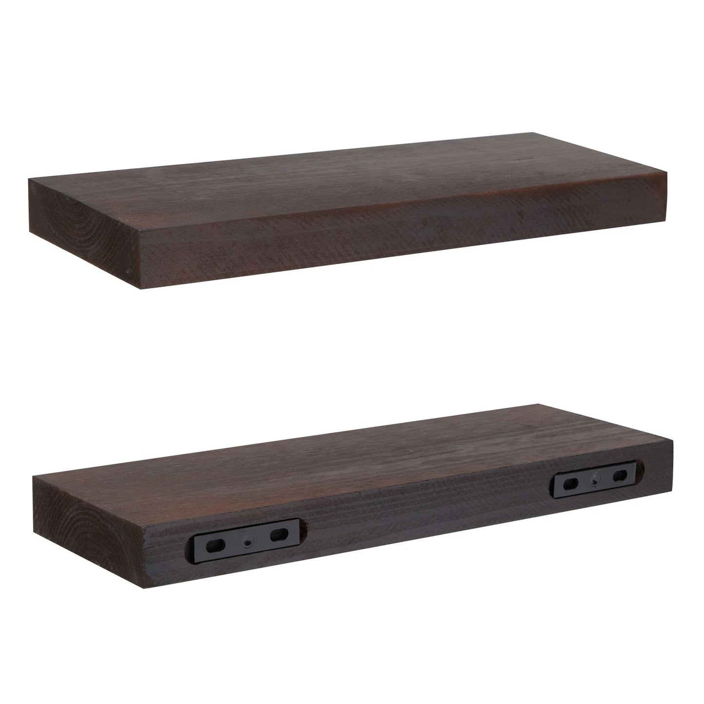 3-Pack Wooden Floating Shelf Set