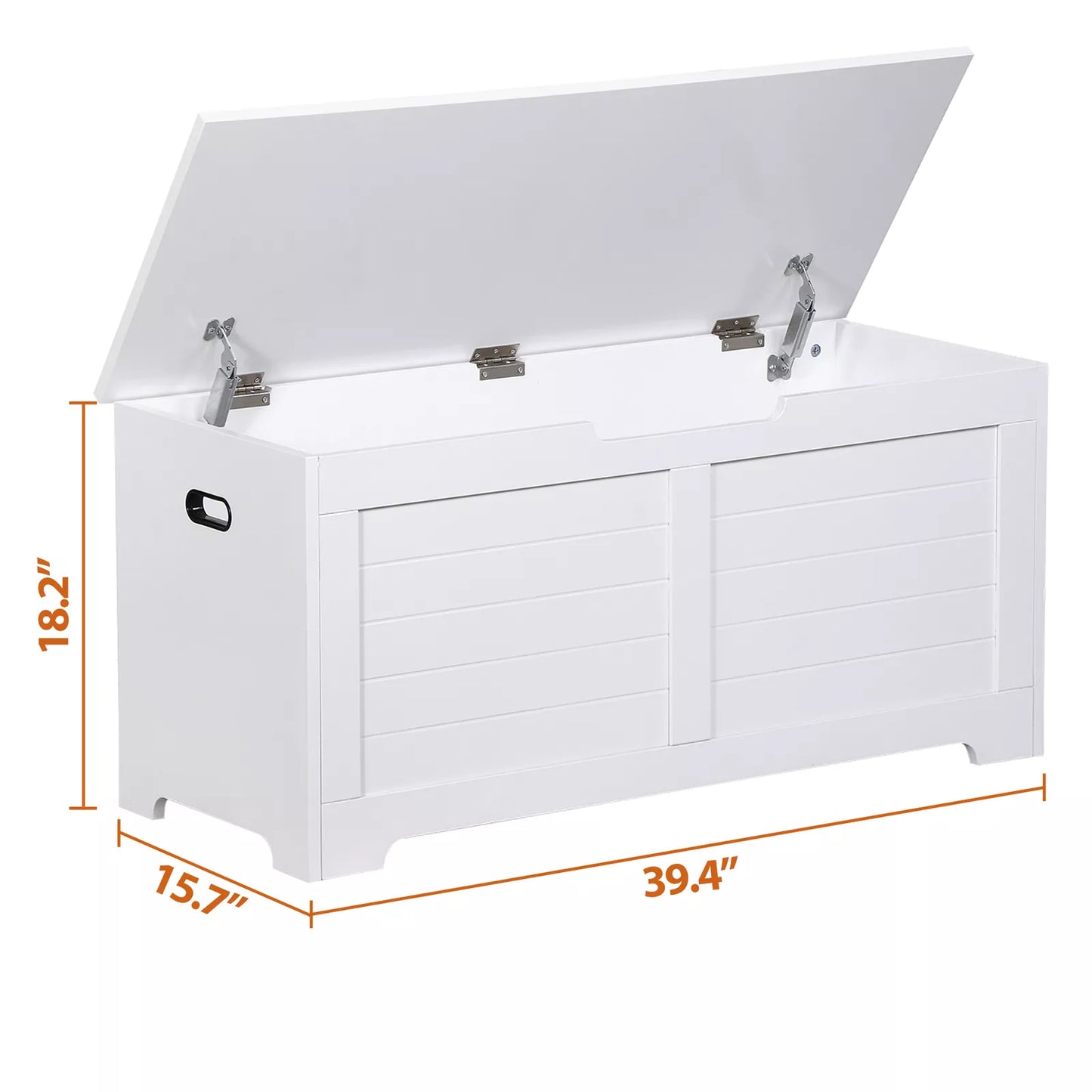 39.4'' Large Toy Box Storage Organizer Cabinet