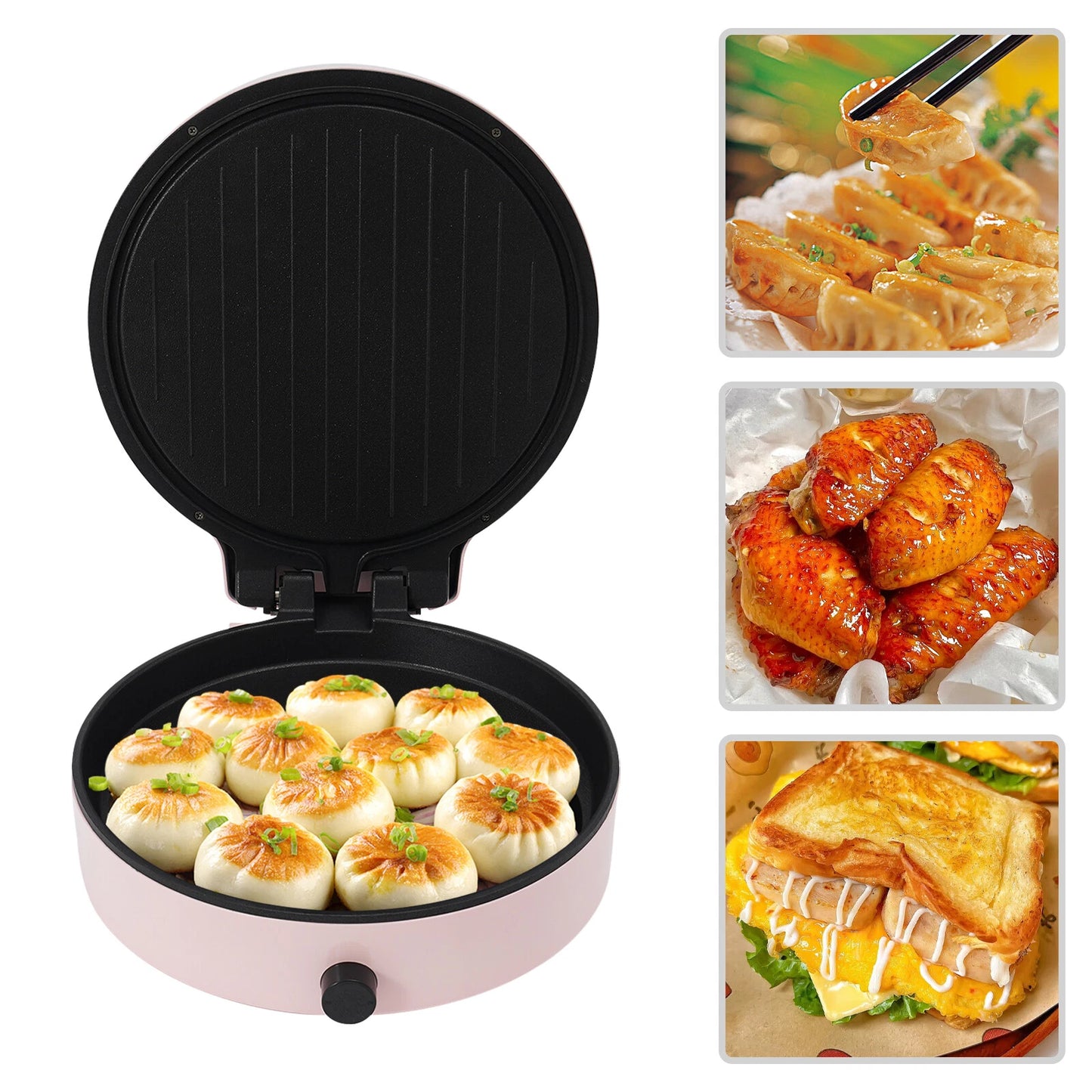 1400W Electric Pancake Maker & Grill Plate