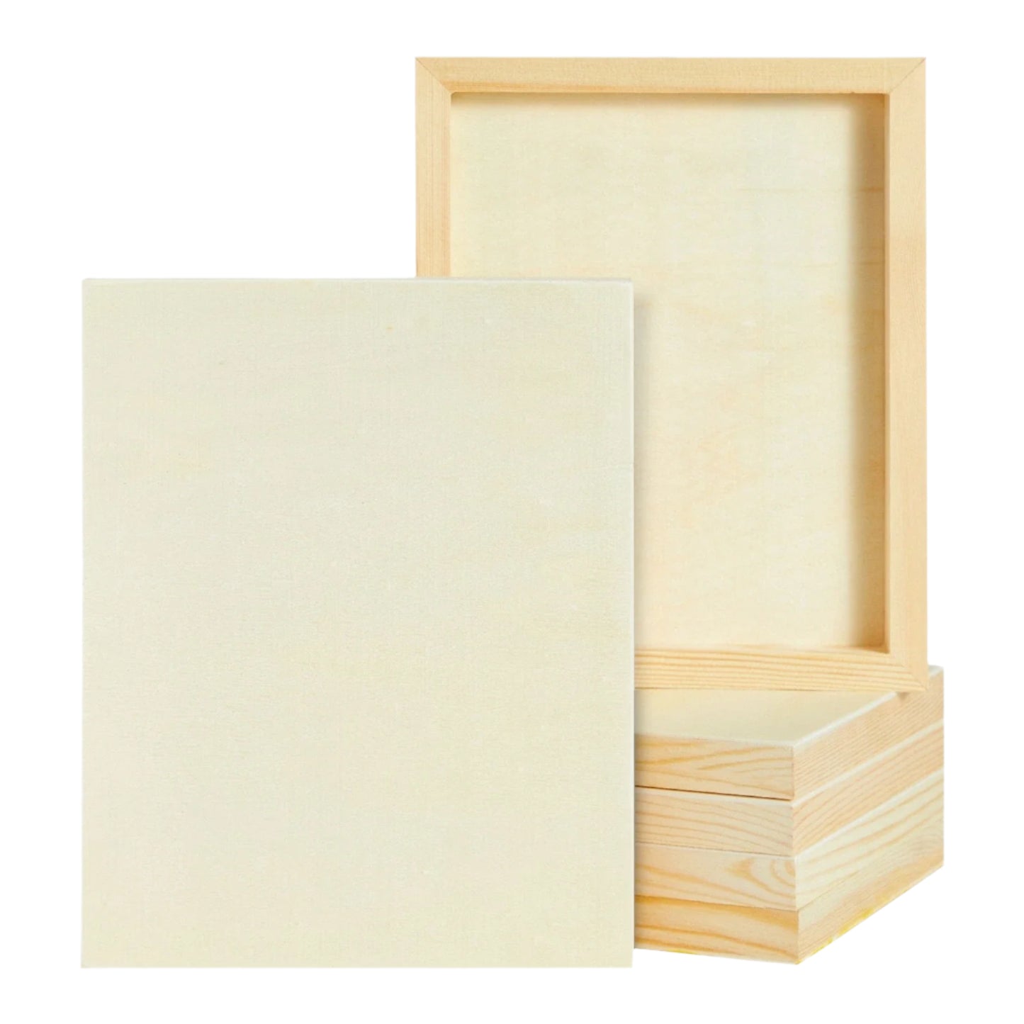 6-Pack 8x10 Inch Unfinished Wood Canvas Panels