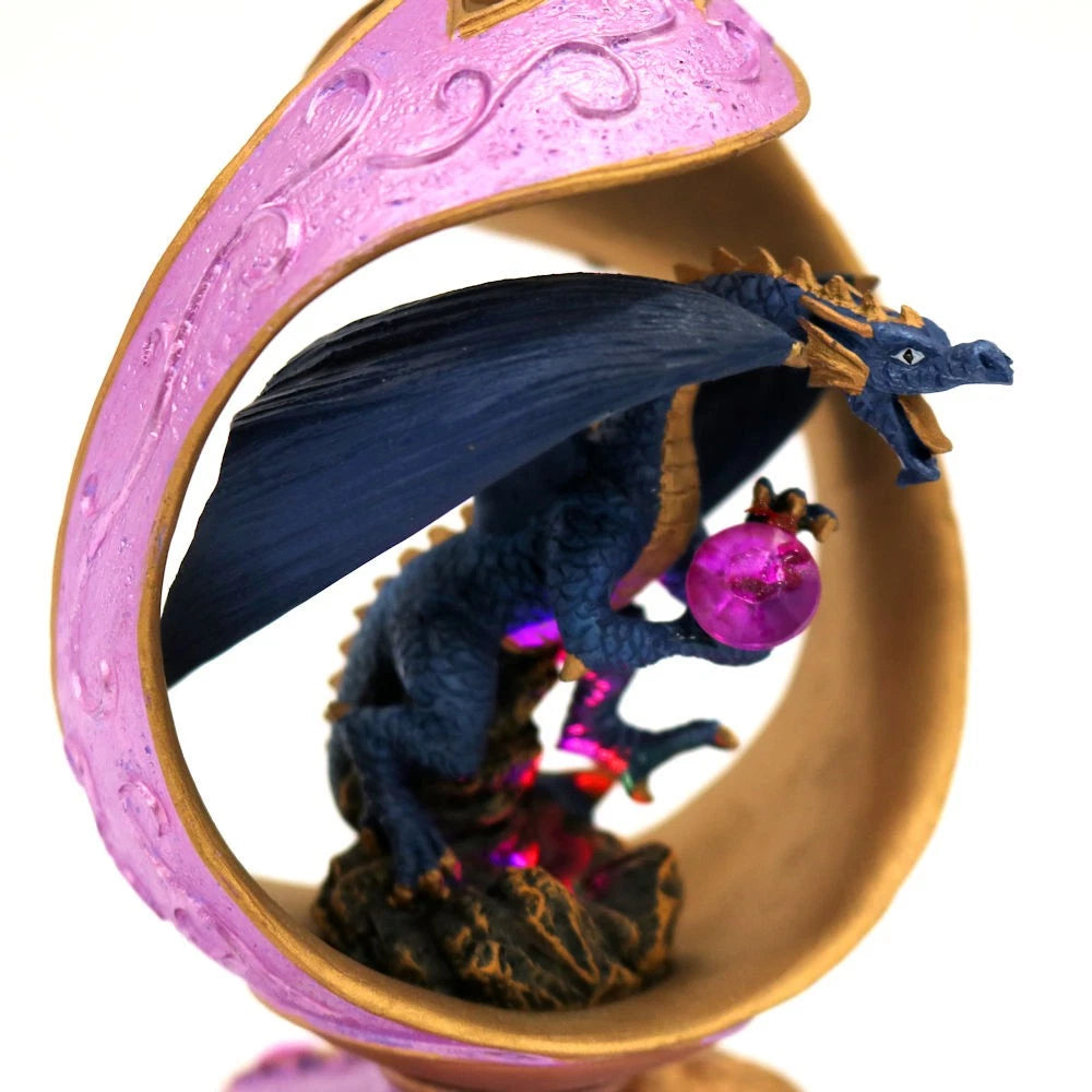 Jeweled Guardians 6" Dragon Figurine with Color-Changing Egg
