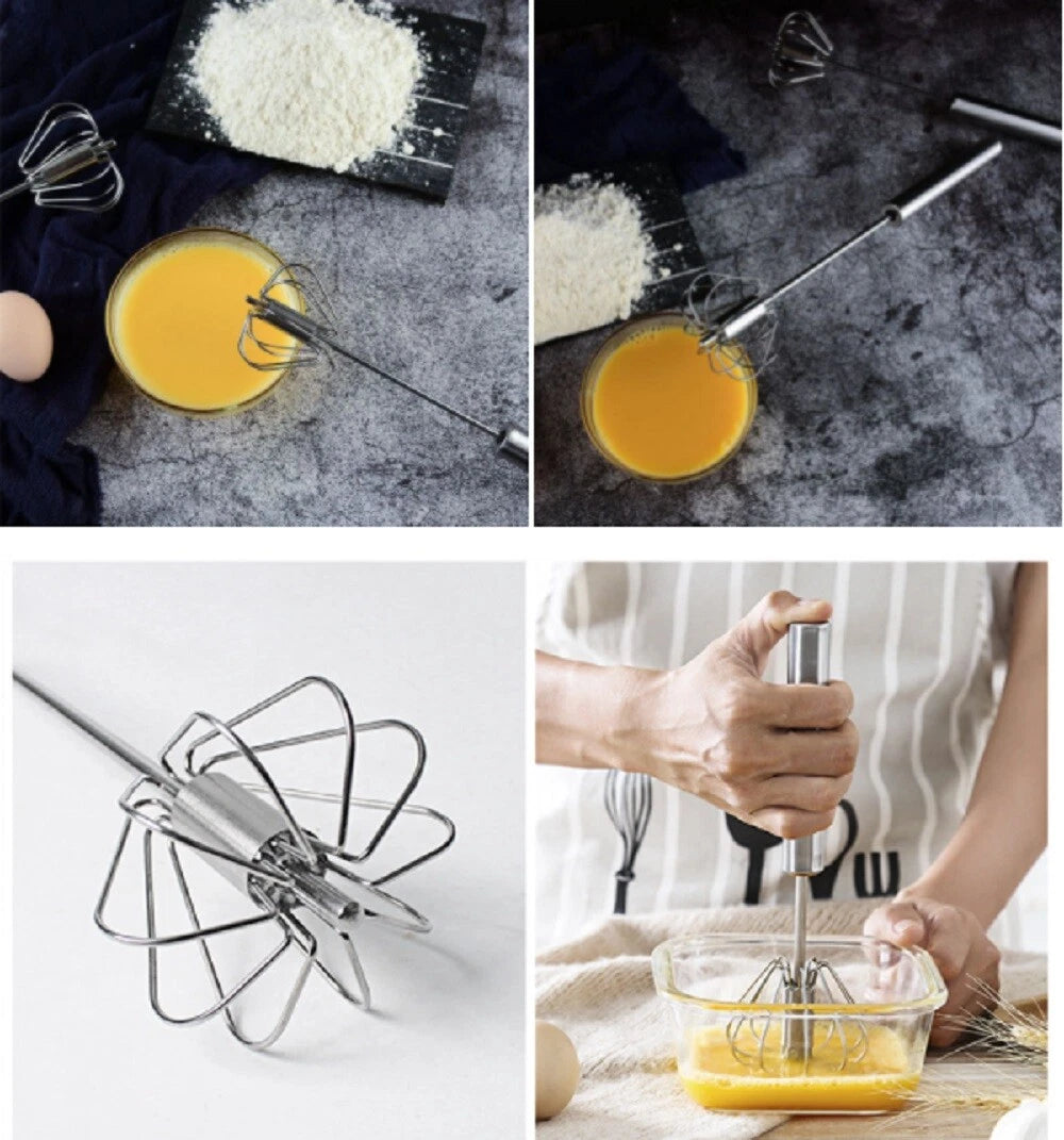 Semi-Automatic Egg Whisk 14 Inches