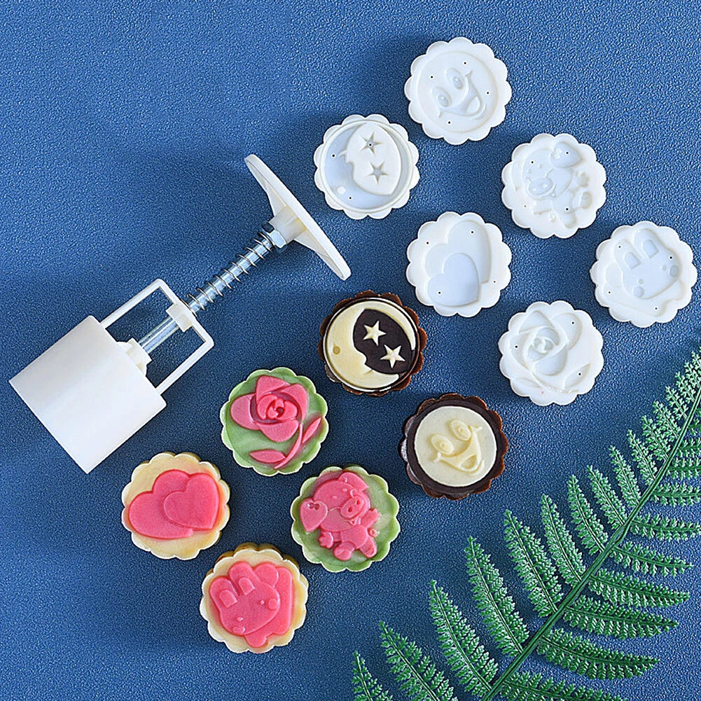 14 Pack Moon Cake Mold Set