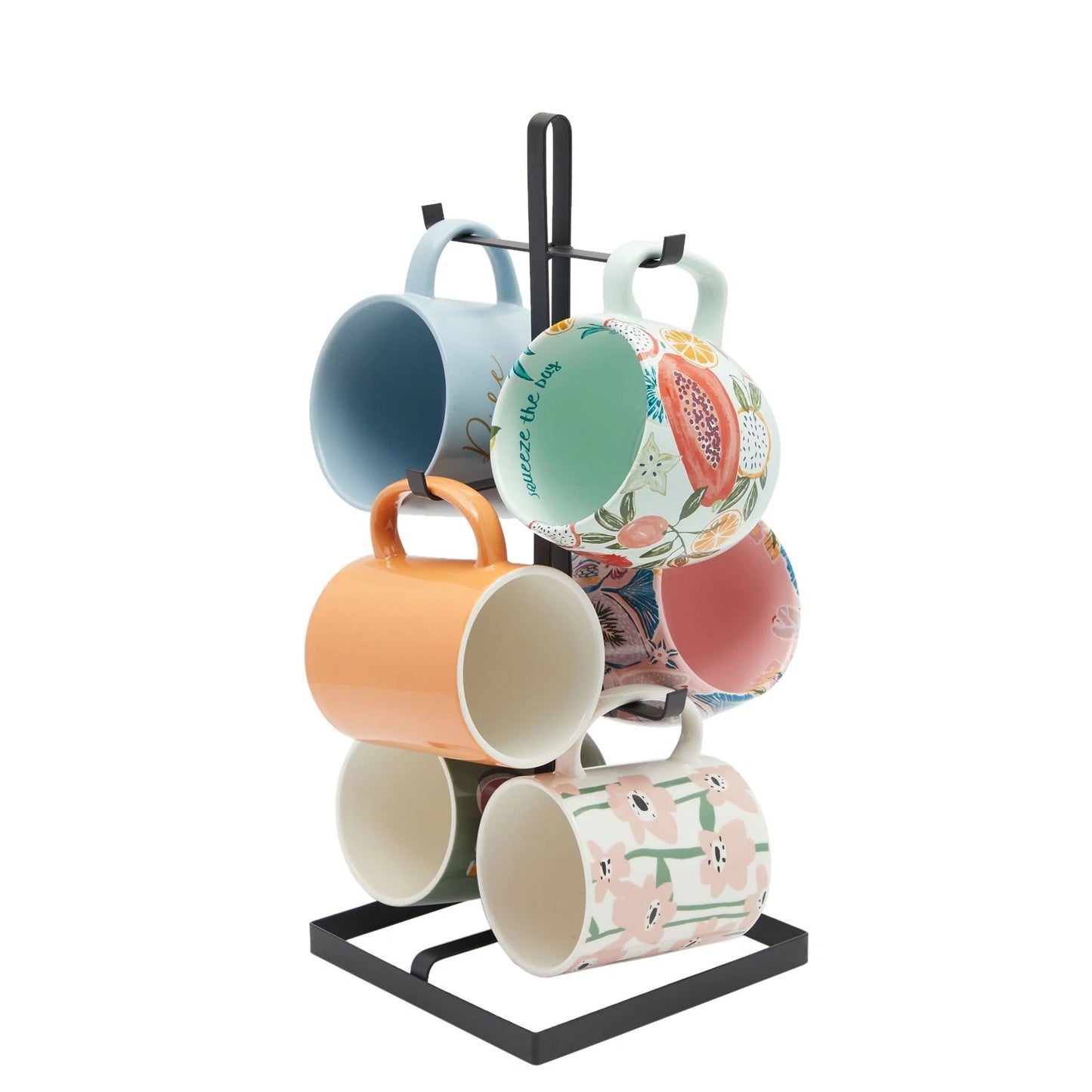 Mug Tree Holder Rack for 6 Coffee Mugs Set of 2