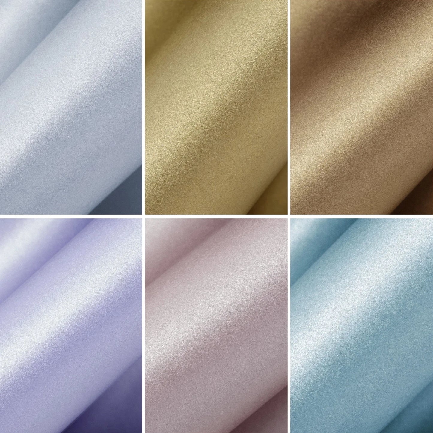 96 Sheets Metallic Craft Paper – 6 Assorted Colors