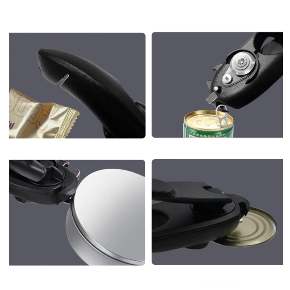 2-Pack 8-in-1 Manual Can Openers