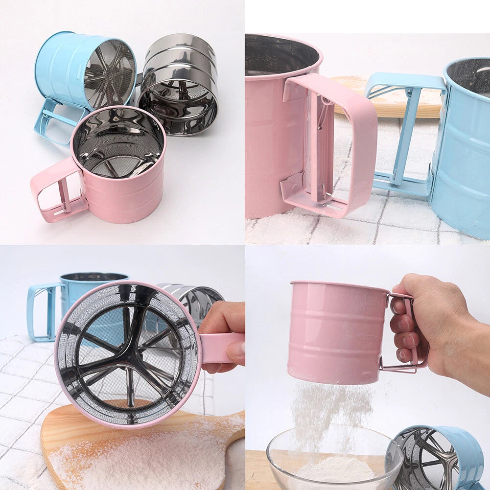 Stainless Steel Mesh Flour & Sugar Sifter
