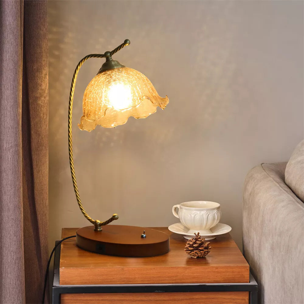 Mid-Century Modern Bedside Table Lamp